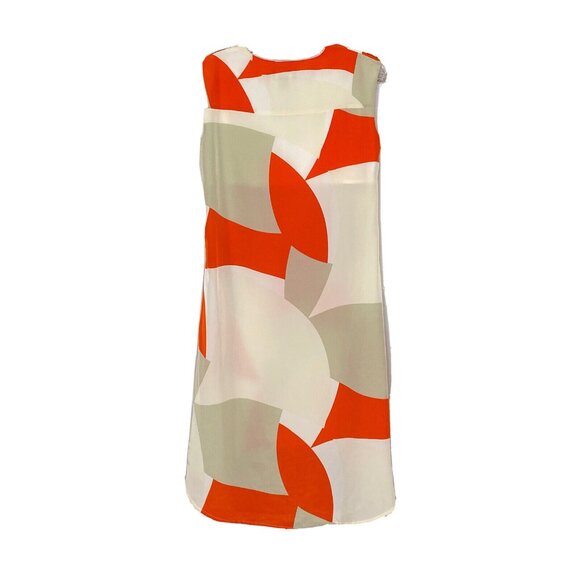 H&M X Fashion Star Abstract Print Sleeveless Shift Dress Size 6 - Picture 3 of 4